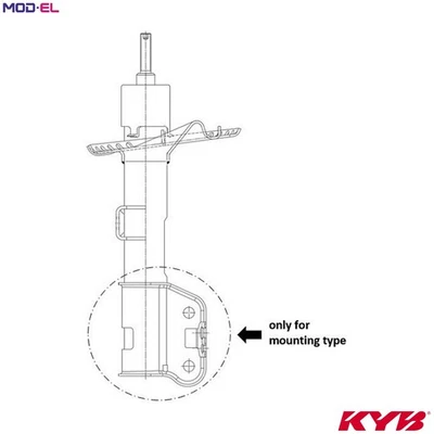 SHOCK ABSORBER 3358032 FOR VW CALIFORNIA/T5/Camper/T6 TRANSPORTER/Van/Bus 2.0L - Image 1 of 4