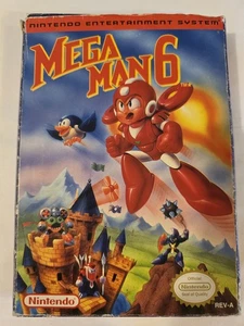 Mega Man 6 (Nintendo, NES) - Original Game Cart Handbuch getestet + guter Zustand  - Bild 1 von 11
