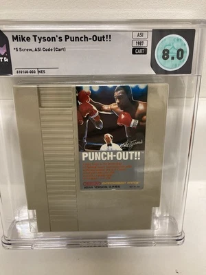 NES Mike Tyson’s Punch-Out!! 5,five Screw Cart Rare Wata High Grade 8.0 ASI VGA - Image 1 of 4
