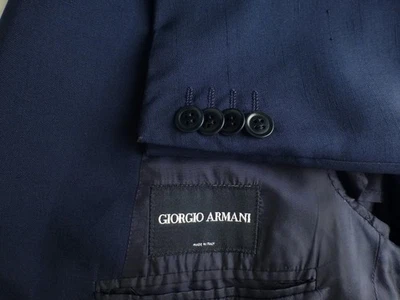 Blazer Giorgio Armani 56L/46L Etiqueta Negra Seda Excelente Estado Chaqueta Abrigo Deportivo Foto 1 de 4