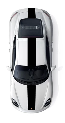 Juego completo de calcomanías a rayas grandes capó techo trasero para Porsche Cayman 2015-2025 718 981 Foto 1 de 4