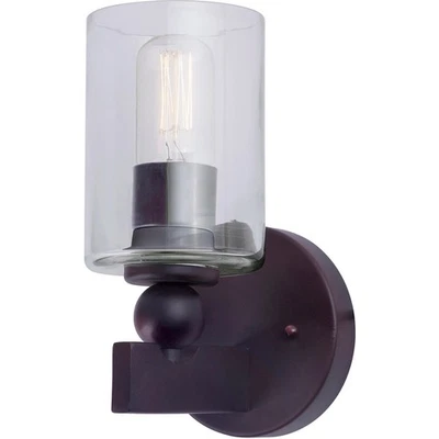 Forte Lighting 5288-01-32 Myo 1 Light 5 inch Antique Bronze Sconce Wall Light - Image 1 of 3