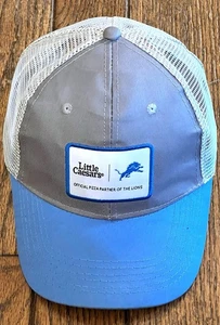 Detroit Lions Little Caesars Promo Adj SnapBack Hat Cap Gray/Blue Limited - Picture 1 of 8