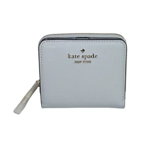 Kate Spade Staci Small Zip Around Wallet Pale Sapph - Picture 1 of 6