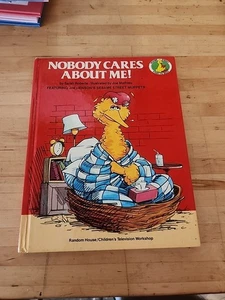 Nobody Cares About Me Sesame Street Start to Read 1982 Vintage Hardcover Book - Picture 1 of 2