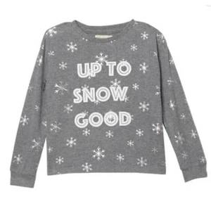 C & C California "Up To Snow Good" Lightweight Pullover in Grey XL (14/16) $28 - Picture 1 of 5