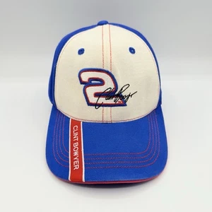 Nascar Timberland Pro Clint Bowyer Ball Hat Cap RCR Embroidered Blue Adjustable - Picture 1 of 8