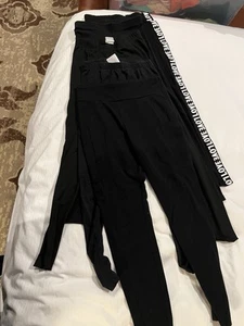 Lot Of 5 Girls Black Leggings Size 8 Limited Too, SHEIN, Old Navy,art Class - Picture 1 of 2