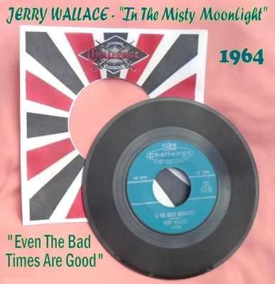 Jerry Wallace  45  "In The Misty Moonlight"  1964  -  Good Condition - Image 1 of 3