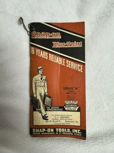 Folleto publicitario 1937 Snap-On Blue-Point Catalog “M” - Richmond, VA RARO - Imagen 1 de 14