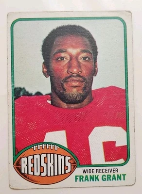 1976 Topps Football Card 151 Frank Grant Washington Redskins  - Image 1 of 2