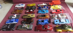 1/64  HOT WHEELS & OTHER GREAT BRANDS,  LOT OF 24 LOOSE MUSCLE CARS #20 - Picture 1 of 3