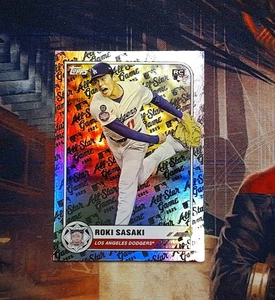 2025 Topps All-Star Game - #70 Roki Sasaki (RC) Rainbow Foil - Picture 1 of 2