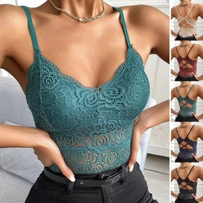 Sale Hot New Practical Tops Bra Vest Women Bustier Crop Top Comfortable - Image 1 of 4