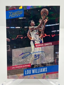 2017-18 Panini Prestige Lou Williams Crystal Bonus Shots Auto Nr. 77 Haarschneidemaschinen - Bild 1 von 2