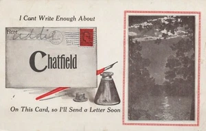 I Can't Write Enough About Chatfield, Minnesota - unposted RPPC - Picture 1 of 3