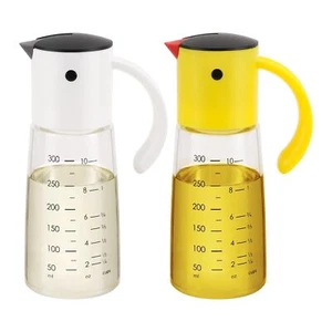 Olive Oil Dispenser Bottle for Kitchen Cooking 10 oz - Auto Flip Vinegar Disp... - Picture 1 of 9