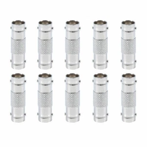 Fite ON 10pcs BNC to BNC Coupler Cable Connector for Swann Zmodo PTZ DVR Camera - Picture 1 of 4