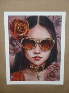 Brian Viveros True Romance Art Print poster Signed LOW NUMBER - Picture 1 of 6