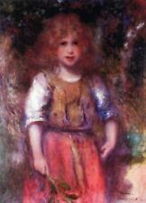 Gypsy girl by Pierre-Auguste Renoir Giclee Fine Art Print Repro on Canvas