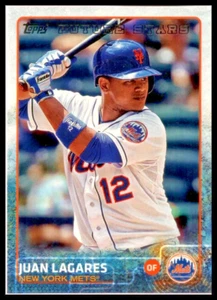 2015 TOPPS FUTURE STARS #306 JUAN LAGARES FS NEW YORK METS - Picture 1 of 2