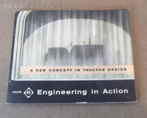 Allis Chalmers Dynamic D14 Tractors Pocket Factory Sales Prospekt Buch ~ 1957 ~ - Bild 1 von 8