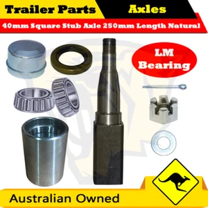 REAR BAR SWING AWAY SPARE WHEEL BRACKET KIT WITH 40 X 250MM SQUARE STUB AXLE 4WD - Picture 1 of 1