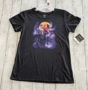 Way To Celebrate Women’s Black Halloween T-Shirt Witch Halloween Medium 8-10 NWT - Picture 1 of 5