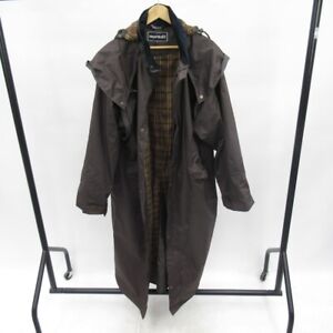 Target Dry Trench Coat XXL Men's Brown Stockman Full Length Check Lining