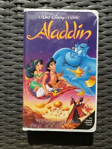 Walt Disney Aladdin das Original animiertes klassisches schwarzes Diamantband VHS 1662 - Bild 1 von 7