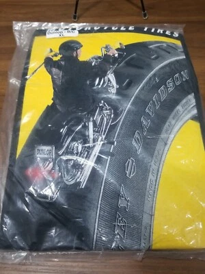 Camiseta Dunlop Tires Harley Davidson Motocicleta Elección Motociclistas Hombre Talla XL NOS Foto 1 de 4