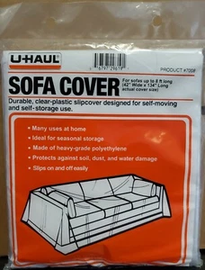 NEW UHAUL Sofa Cover Bag 42”wide x134" long - up to sofas 8 ft long Heavy-Grade - Picture 1 of 2