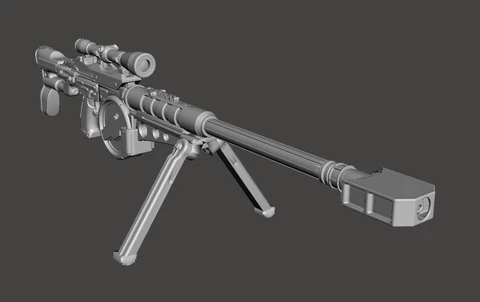 Star Wars Clone Wars Custom 3.75 Westar M5 Heavy Sniper Rifle for Hasbro TVC Cover
