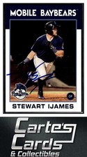 Stewart Ijames 2010 Grandstand Mobile Baybears #NNO  TTM/IP Signed Autographed