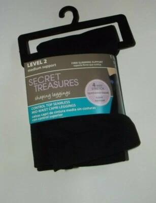 Leggings modeladores Secret Treasures ~ Soporte máximo medio ~ Elástico en 4 vías ~ Capri Foto 1 de 2