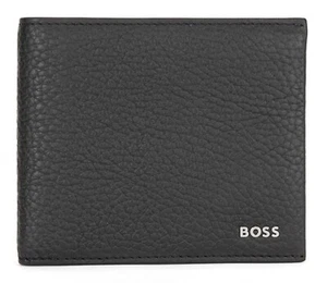 Hugo BOSS Black Soft Grain Crosstown 8CC Billfold Wallet - Picture 1 of 4