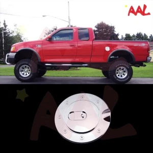 AAL FOR 97 98 99~01 02 03 FORD F-150 F150/F250 LIGHT DUTY CHROME GAS TANK COVER - Picture 1 of 2