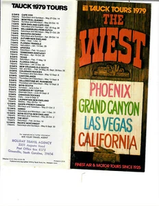 Travel Brochure  For Tauck Tours- The West 1979 Brochure - 15 day tour - Picture 1 of 3
