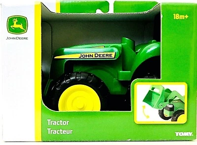 1 Count Tomy John Deere Tractor With Working Scoop Age 18 Months & Up - Image 1 of 3