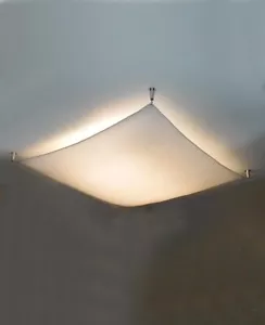 B.Lux Veroca Designer Deckenleuchte Segeltuch weiß, Dimmbar - Bild 1 von 6