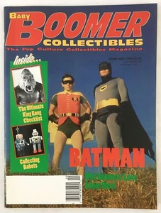 Baby Boomer Collectibles Magazine Feb/1996 Batman and Robin, Adam West VF Grade - Picture 1 of 4