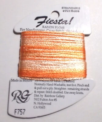 Rainbow Gallery threads - Fiesta! - Rayon floss - Image 1 of 4