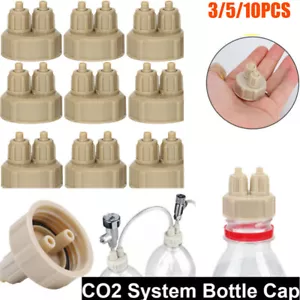 5/10pcs Aquarium CO2 Generator Bottle Cap Fish Tank DIY Air Diffuser Valve Guage - Picture 1 of 17