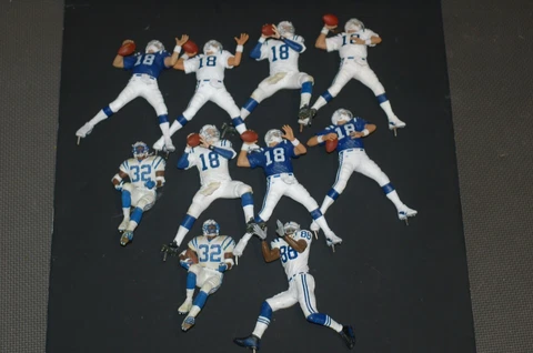 Peyton Mannning James Harrison Indianapolis Colts Mcfarlane football figure lot Cover