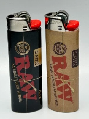 Paquete de 2 encendedores de bolsillo BIC edición especial RAW edición limitada Foto 1 de 4