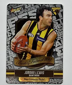 2015 AFL Select Best and Fairest - BF10 Jordan lewis Hawthorn As New - Foto 1 di 2