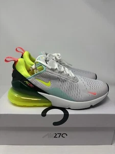 Nike Air Max 270 Vast Grey/Volt-Hot Lava-Black FZ4132-001 Men's Sizes New - Picture 1 of 6