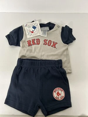 Boston Red Sox - MLB Genuine Merchandise-Shirt/Shorts - Infants Size 3-6 mos. - Image 1 of 2