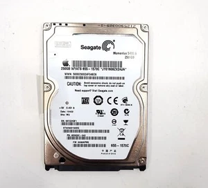 Seagate Momentus 5400RPM ST9250315ASG 250GB Apple 655-1570C Hard Drive - Picture 1 of 2