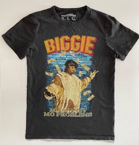 VINTAGE ** THE NOTORIOUS B.I.G. BIGGIE MO MONEY MO PROBLEMS TEE SHIRT XS - Picture 1 of 7